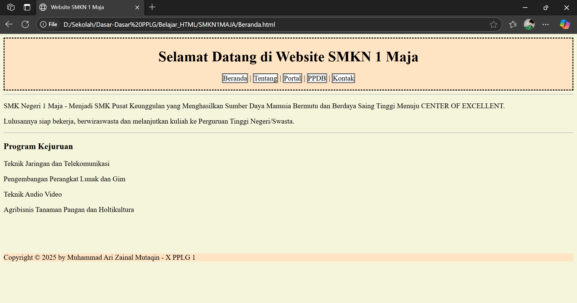 Web Sederhana